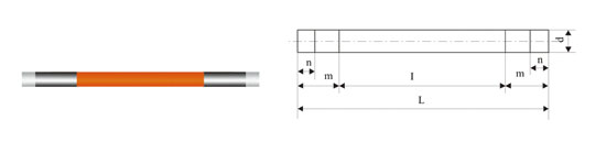 the diameter of silicon carbide heater